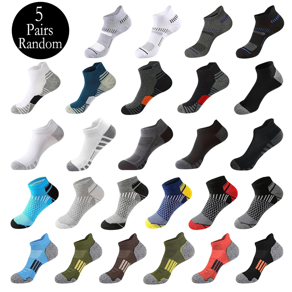 6/12 Pairs Colorful Men's Low Tub Socks Fashion Comfortable Autumn Classic Black Business Sock High-quality Men's Short Socks Beauty World Shop