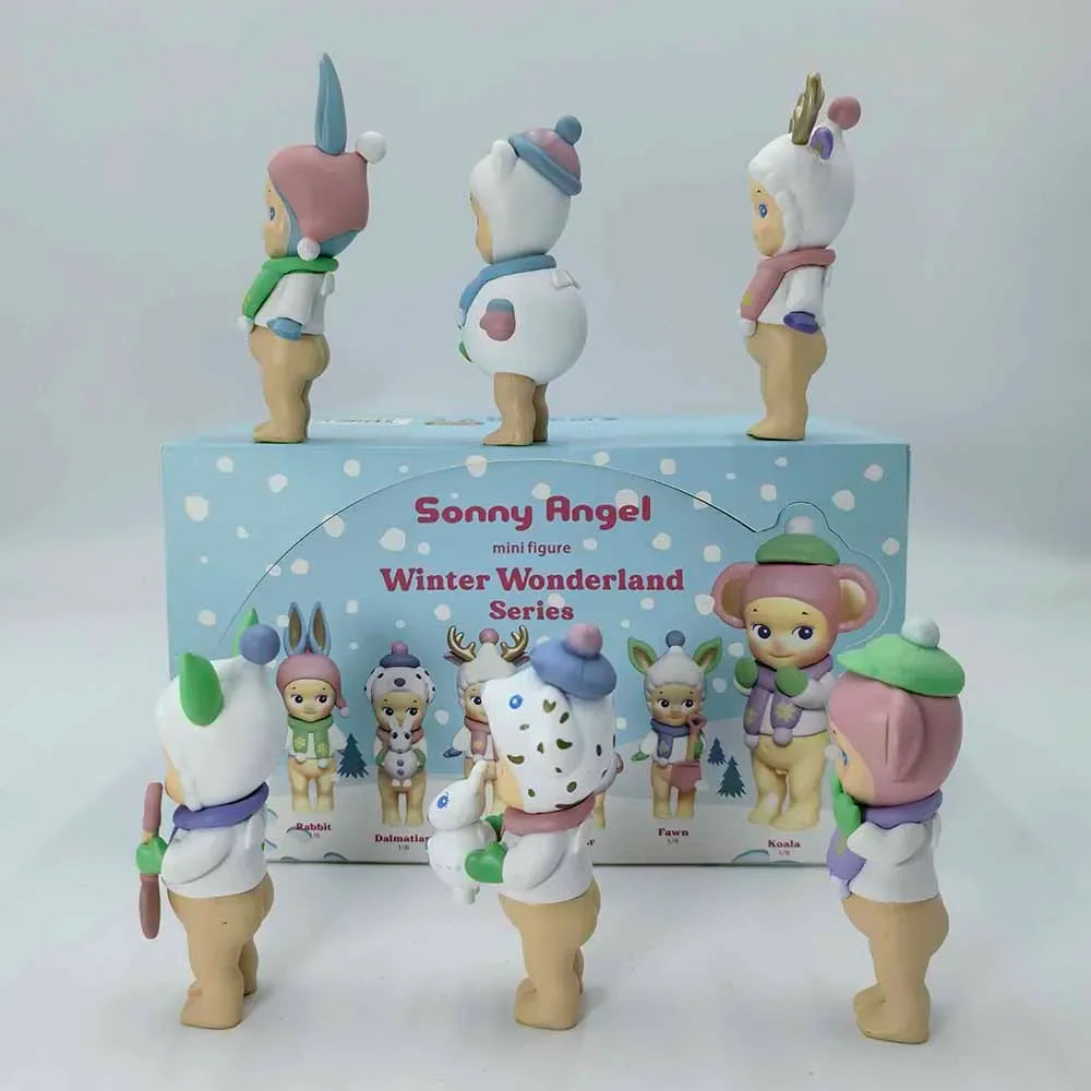 Sonny Angel Blind Box Winter Wonderland Series Mini Anime Figures Ornaments Dolls Fans Children Christmas Birthday Gift Beauty World Shop