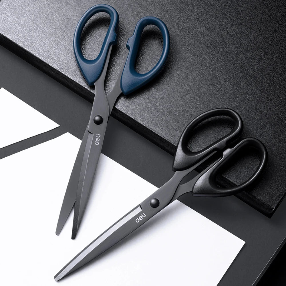 1/2Pcs 210/175mm Black Stainless Steel Scissors Business Office Stationery Home Tailor Shears Kitchen Knife Cutter Cutting Beauty World Shop