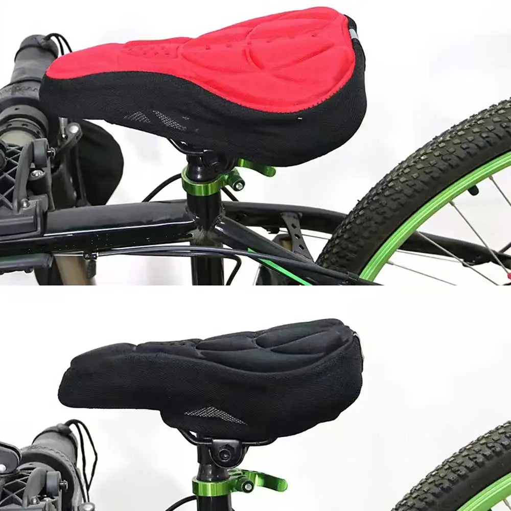 Bicycle Saddle Soft Cushion Cover Thickened Bike Seat Cushion Comfortable Saddle Cover Bicycle Cushion for MTB Bike Beauty World Shop