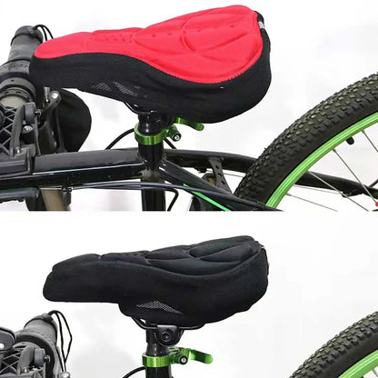 Bicycle Saddle Soft Cushion Cover Thickened Bike Seat Cushion Comfortable Saddle Cover Bicycle Cushion for MTB Bike Beauty World Shop
