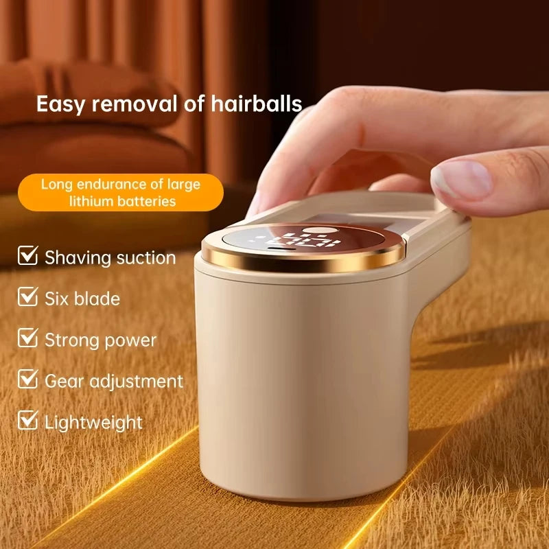 Lint Remover for Clothing Portable Electric Fuzz Pellet Remover LED Display Rechargeable for Clothes Fabric Shaver Fluff Remover Beauty World Shop