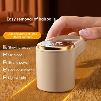 Lint Remover for Clothing Portable Electric Fuzz Pellet Remover LED Display Rechargeable for Clothes Fabric Shaver Fluff Remover Beauty World Shop