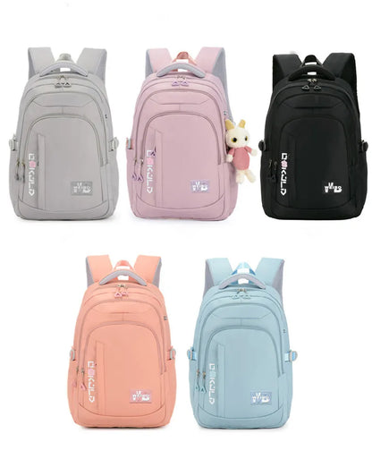 Girl School Bag Backpack Back Pack For Teenager Women Children Female Pink Schoolbag Primary High Bagpack Class Teens Child Kids Beauty World Shop
