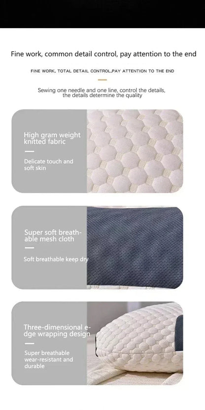 New Soybean Fiber Cervical Orthopedic Neck Pillow - Massage SPA Pillow for Household Sleep & Neck Protection