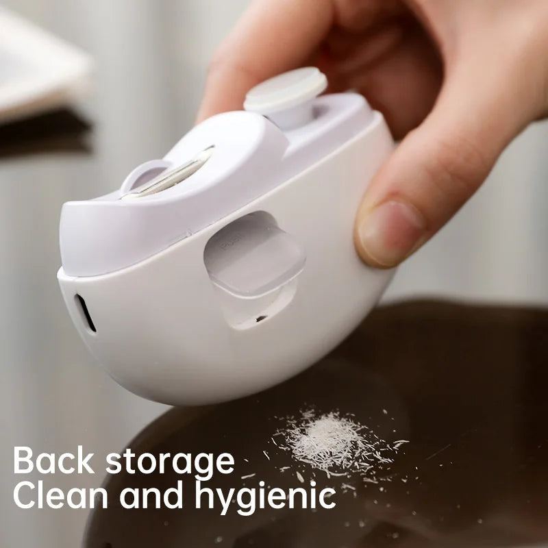 HOMEFISH Electric Nail Clipper 2 in 1 Grinding Polishing Multifunctional Portable Automatic Manicure Grinder Beauty World Shop