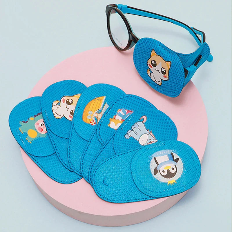 6pcs Children Health Care Kids Child Occlusion Medical Lazy Eye Patch Eyeshade For Kids Strabismus Treatment Vision Care Kit Beauty Trend Shop