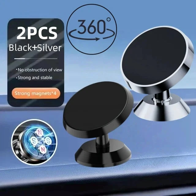 Magnetic Car Phone Holder Universal Car Phone Stand for iPhone Xiaomi Huawei Samsung Dashboard Wall Mounted Car Magnet Sticker Beauty World Shop