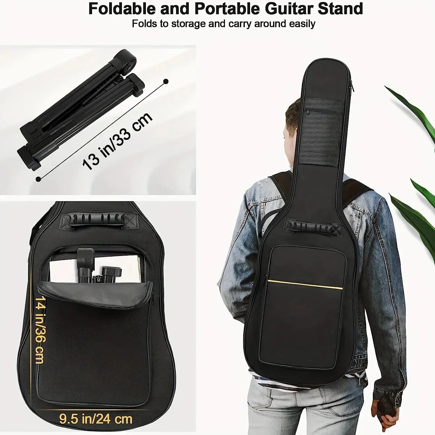 Miwayer Guitar Stand Folding A Frame Floor Universal ABS for Acoustic Classical Electric Bass Guitars Banjo Ukulele Portable Beauty World Shop