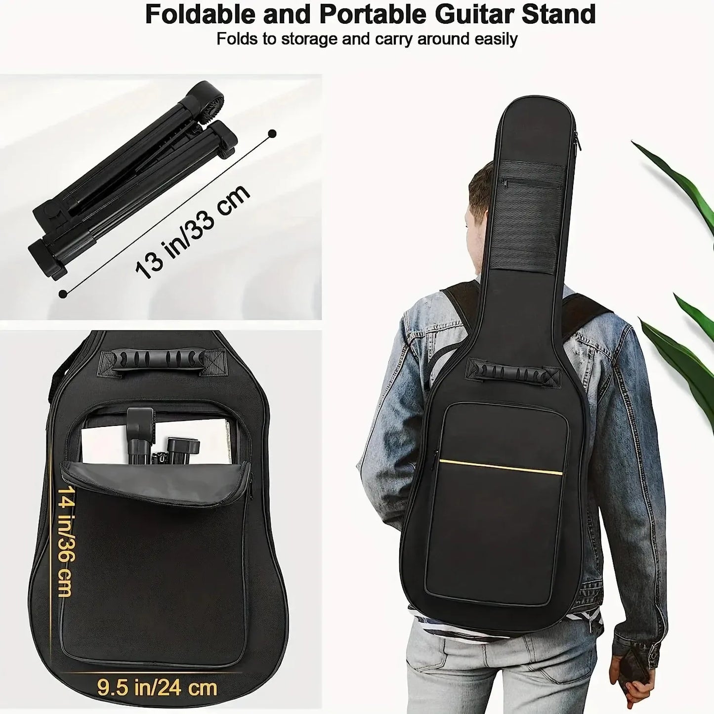 Miwayer Guitar Stand Folding A Frame Floor Universal ABS for Acoustic Classical Electric Bass Guitars Banjo Ukulele Portable Beauty World Shop