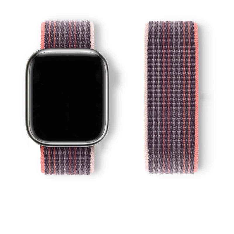 Nylon Strap For Apple Watch Band Ultra 9 8 7 SE 6 5 3 38MM 42MM 40MM 44MM smartwatch Accessorie bracelet iWatch serie 45MM 41MM