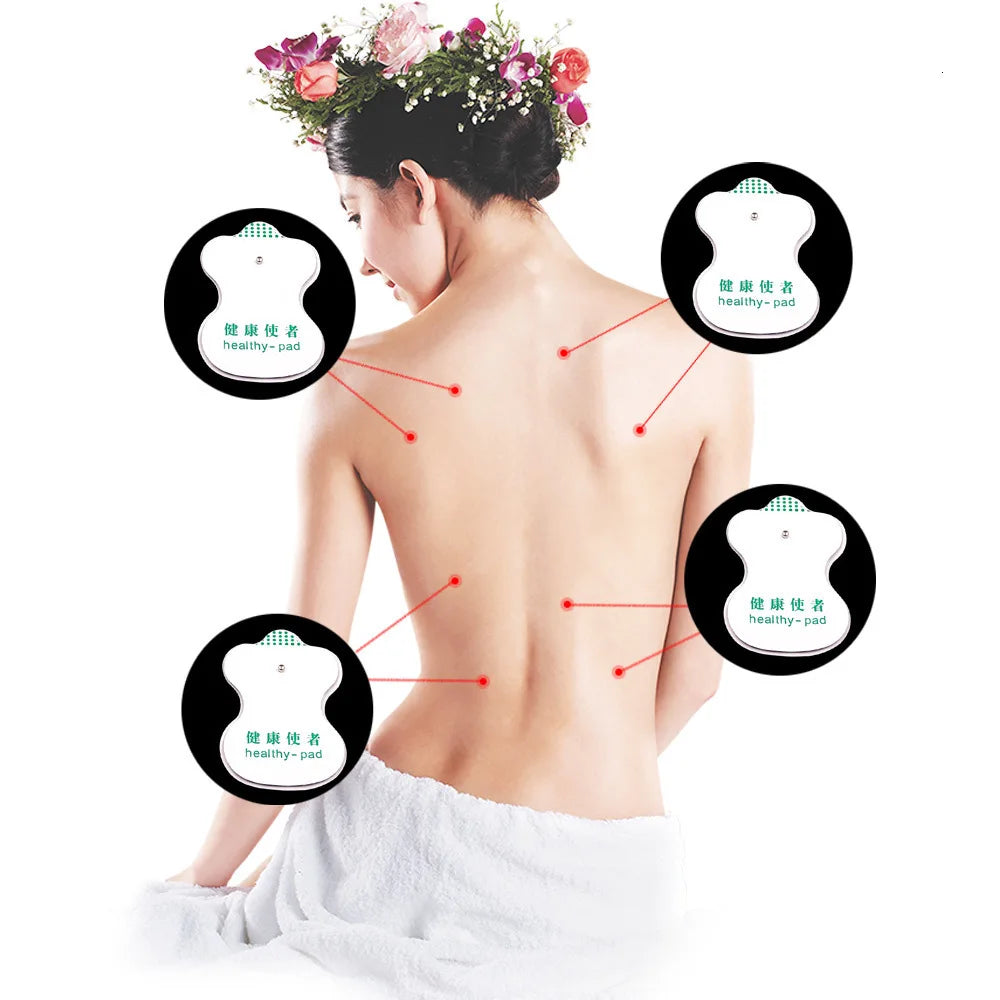 Tens Unit Electrode Acupuncture Electric Digital Therapy Massageador Machine Pulse Body Slimming Massager Apparatus Health Care Beauty World Shop