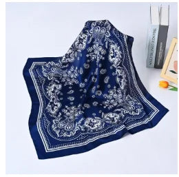 Luxury Brand Silk Square Paisley Scarf Women Satin Neck Hair Tie Band Soft Bandana Neckerchife 2025 Hijab Head Female Foulard Beauty World Shop