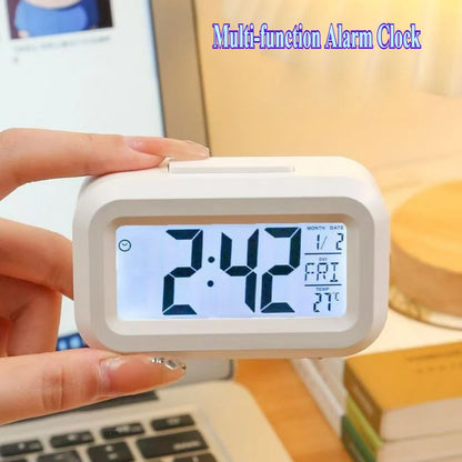 Alarm Clock Digital Clock LED Electronic With Backlight Snooze Calendar For Home Office Desktop Table Screen Display Watch Beauty World Shop