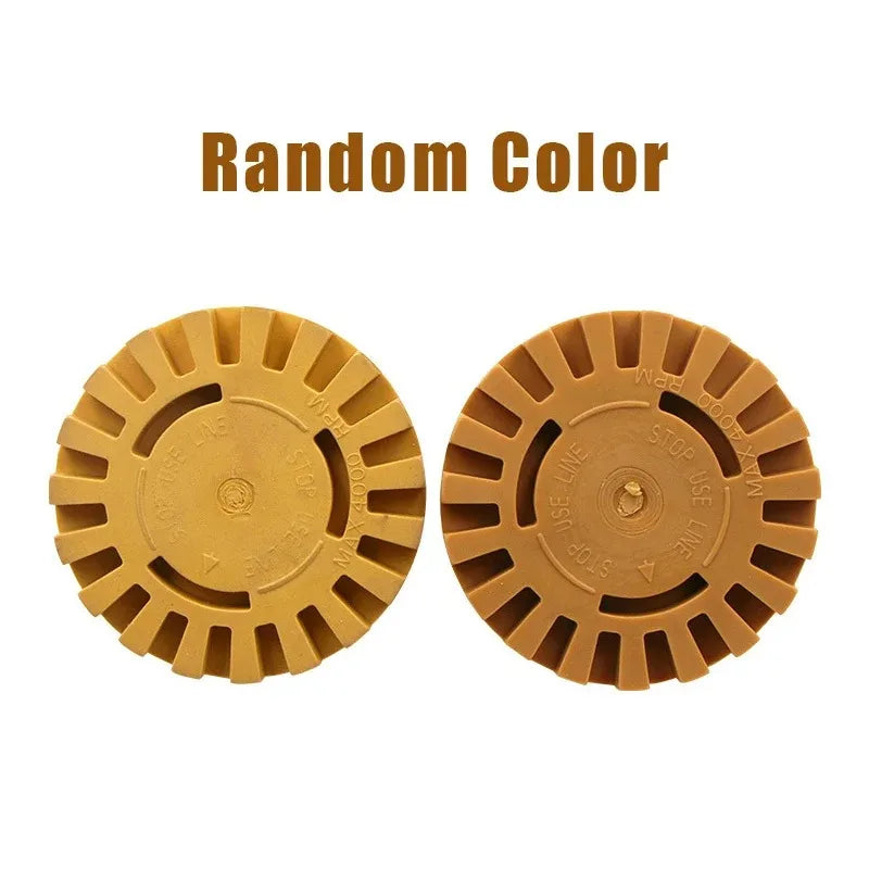 100mm 4 Inch Car Eraser Wheel Smooth Power Drill Adapter Decal Removal Paint Repair Rubber Effective Practical Quick Pinstripe Beauty Trend Shop