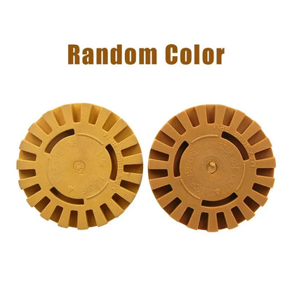 100mm 4 Inch Car Eraser Wheel Smooth Power Drill Adapter Decal Removal Paint Repair Rubber Effective Practical Quick Pinstripe Beauty Trend Shop