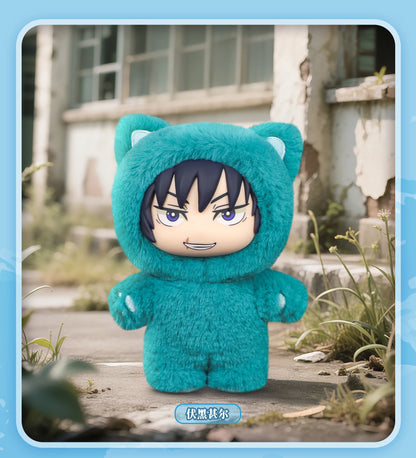 BANDAI Jujutsu Kaisen Battle V2 Cat Paradise Party Series Blind Box Cute Plush Doll Pendant Anime Periphery Surprise Gift Beauty World Shop