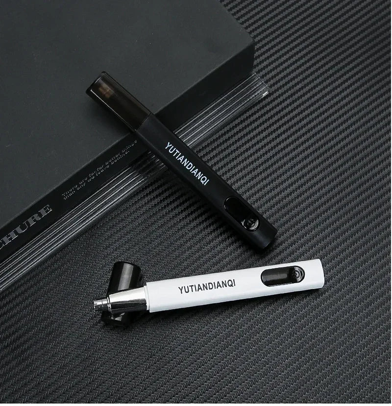 2 In 1 Electric Portable Ear And Nose Hair Trimmer Clipper 2024 Professional Painless Portable Eyebrow For Men Beauty World Shop