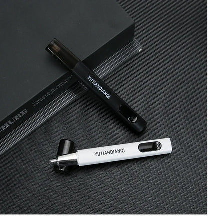 2 In 1 Electric Portable Ear And Nose Hair Trimmer Clipper 2024 Professional Painless Portable Eyebrow For Men Beauty World Shop