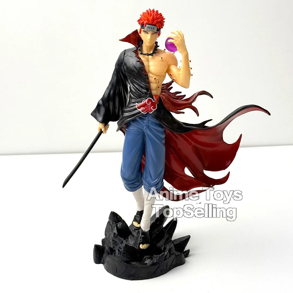 22.5cm/8.86in Anime Figures Naruto Figure Pain Figure PVC Statue Collection Model Toy Gifts Beauty World Shop