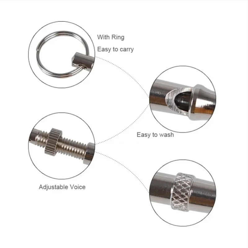 Dog Training Whistle Stop Barking Device Ultrasonic Training Flute Silent Whistle Control Tool Puppy Train Keychain Pet Supplies Beauty World Shop