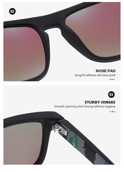 VAGHOZZ Brand Classic Sunglasses Men UV400 Fishing Sun Glasses Women Square Outdoor Male Sport Eyewear Driving Shades Beauty World Shop