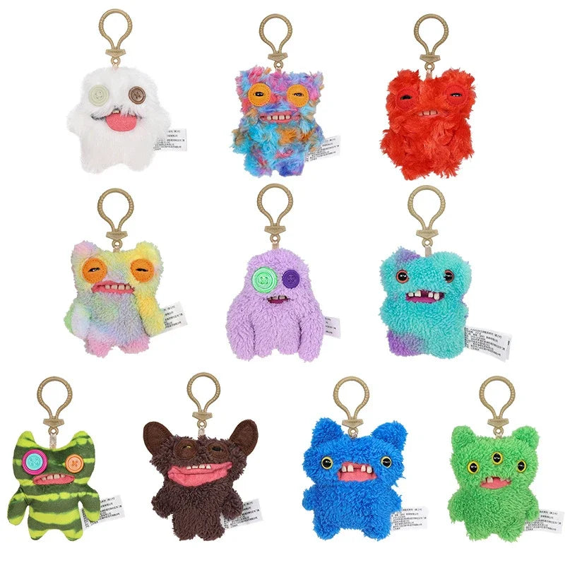 Fuggler Funny Ugly Monster Plush Toys Keychain Kawaii Fuggler Monster Rabbits Cute Stuffed Peluche Dolls Pendants Gifts Kid 12CM Beauty World Shop