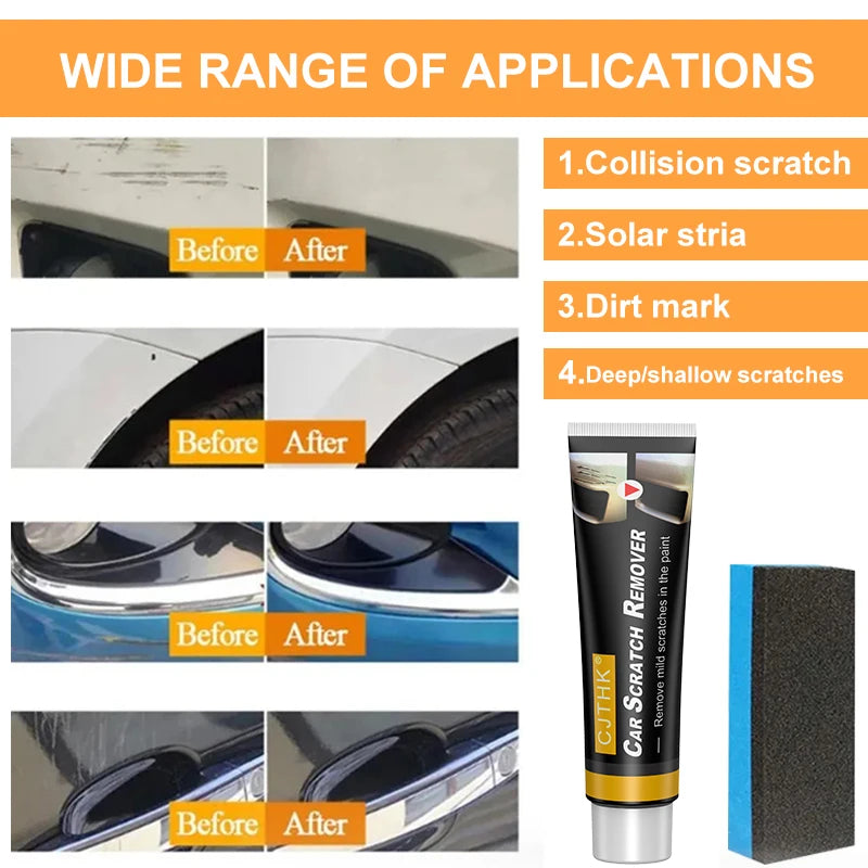 Car Scratch Remover Paint Care Tools Auto Swirl Remover Scratches Repair Polishing Auto Body Grinding Compound Anti Scratch Wax Beauty World Shop