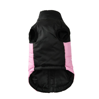 Warm Dog Coat for Small Medium Dogs Cat Autumn Winter Reflective Print Puppy Jacket Costume Chihuahua Pug Dachshund Pet Clothing
