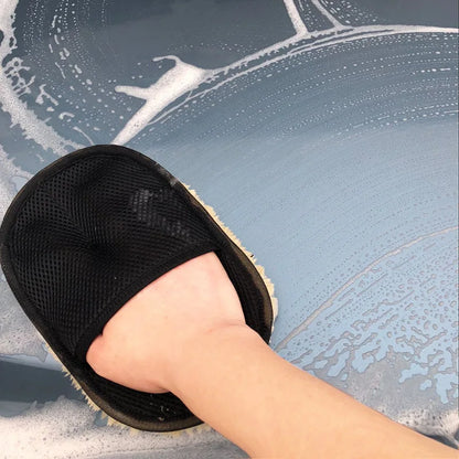 Microfiber Wool Soft Auto Car Washing Glove Cleaning Car Cleaning glove Motorcycle Washer Care Car paint Wash care tools Beauty World Shop
