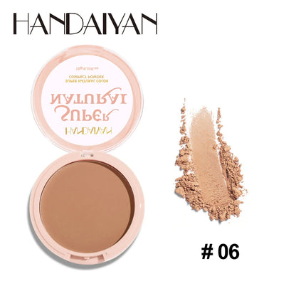 8 Color Matte Face Pressed Powder 24 Hours Oil Control Natural Setting Powder Foundation Full Coverage Waterproof Lasting Makeup Beauty World Shop