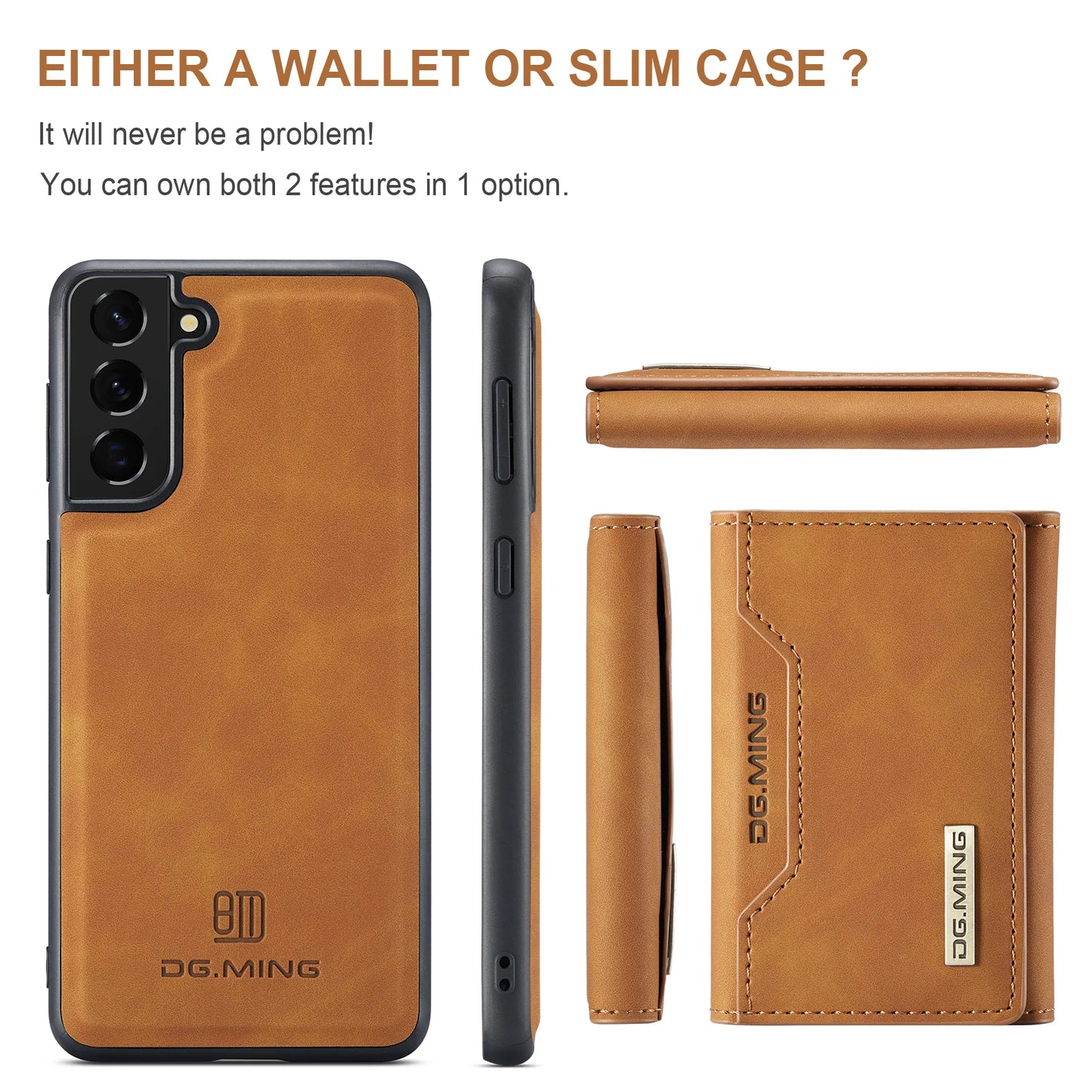 Magnetic Detachable Leather Wallet Case for Samsung Galaxy S25 Ultra S24 FE S23 Plus S22 A16 A36 A35 A55 A15 Cards Holder Cover Beauty World Shop