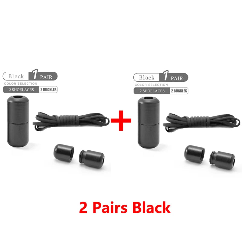 Elastic No Tie Shoelaces Semicircle Shoe Laces For Kids and Adult Sneakers Shoelace Quick Lazy Metal Lock Laces Shoe Strings Beauty World Shop