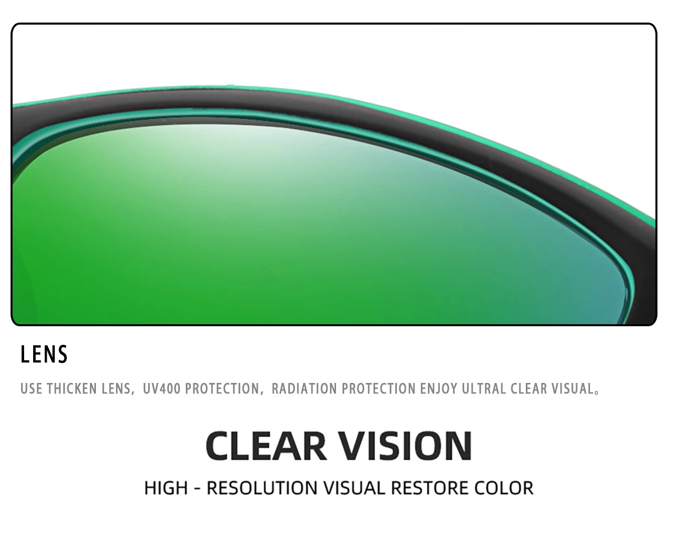 Men's Polarized Fishing Sunglasses Men Women Cycling Driving Hiking Sun Glasses Anti-glare UV400 Eyewear TAC Lens 1 PC Beauty World Shop