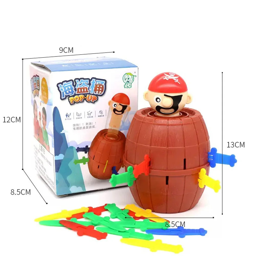 Pirate Bucket - Mr. Sword Bucket - Interactive Board Game, Mock and Trick Game - Trick Pirate Bucket, New and Unique Trick Game Beauty World Shop