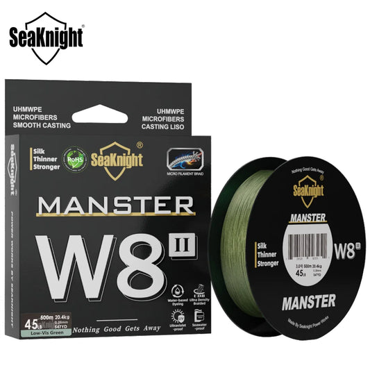 SeaKnight Brand W8 II Series 8 Strands Fishing Line Advanced Wide Angle Technology Braided PE Line Freshwater Saltwater Fishing Beauty World Shop