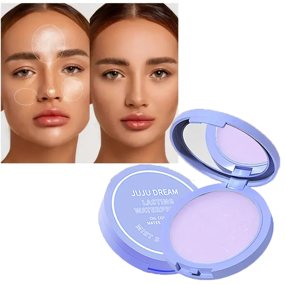 Powder-free setting cream for makeup touch-ups,waterproof and sweat-proof,long-lasting oil control,and easy-to-come-off powder Beauty World Shop