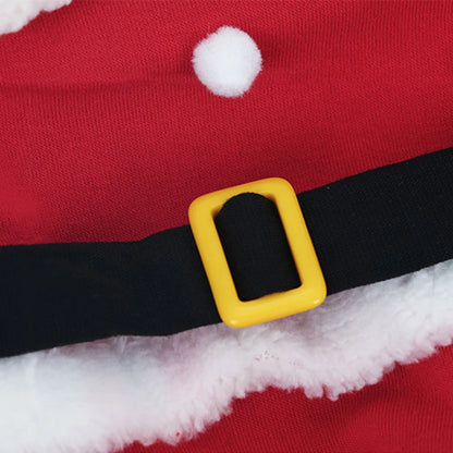 Christmas Pet Costume For Small Dogs Cats Funny Santa Claus Cosplay Dog Jumpsuit For Party Cute Pets Clothes Chihuahua Pug Coat