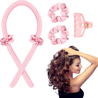 Foam Heatless Curling Iron Sleep Curling Iron Sponge Curly Hair Long Hair Curling Iron Set of 4 Pieces Beauty World Shop