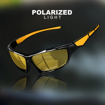 1/3PCS Sports Polarized Sunglasses for Men Lightweight Night Vision Male Shades Cycling Driving Fishing Fashion Mirror Sunglass Beauty World Shop