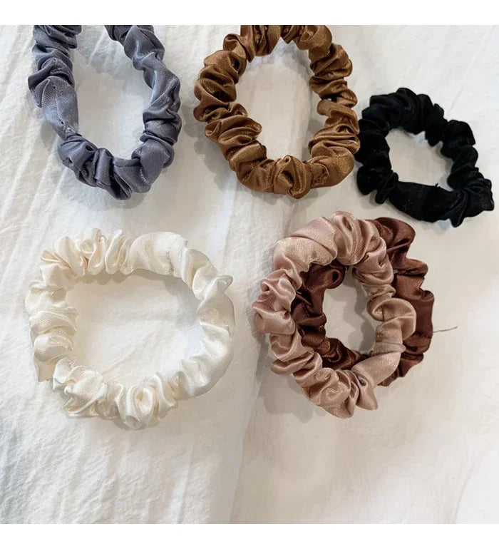 6/12 PCS Elegant women's headband, rubber band, elastic band, softer than silk hair | Satin headband | Beauty World Shop