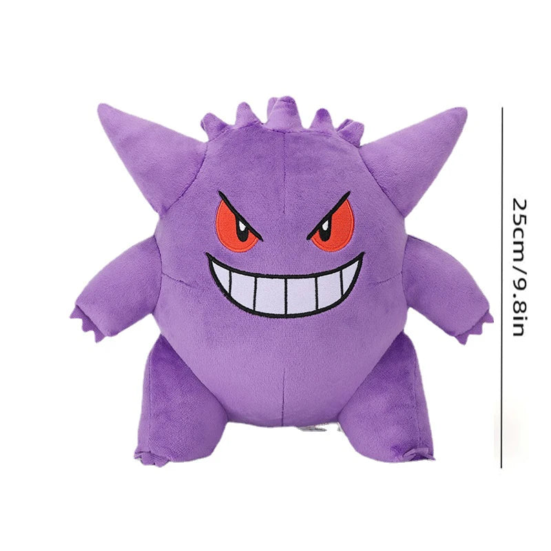Original Peluche Pokemon Gengar Peluche 24cm Pokemon stuffed Toy Cute Cartoon Pikachu Plush Doll Soft Doll Child Birthday Gift Beauty World Shop