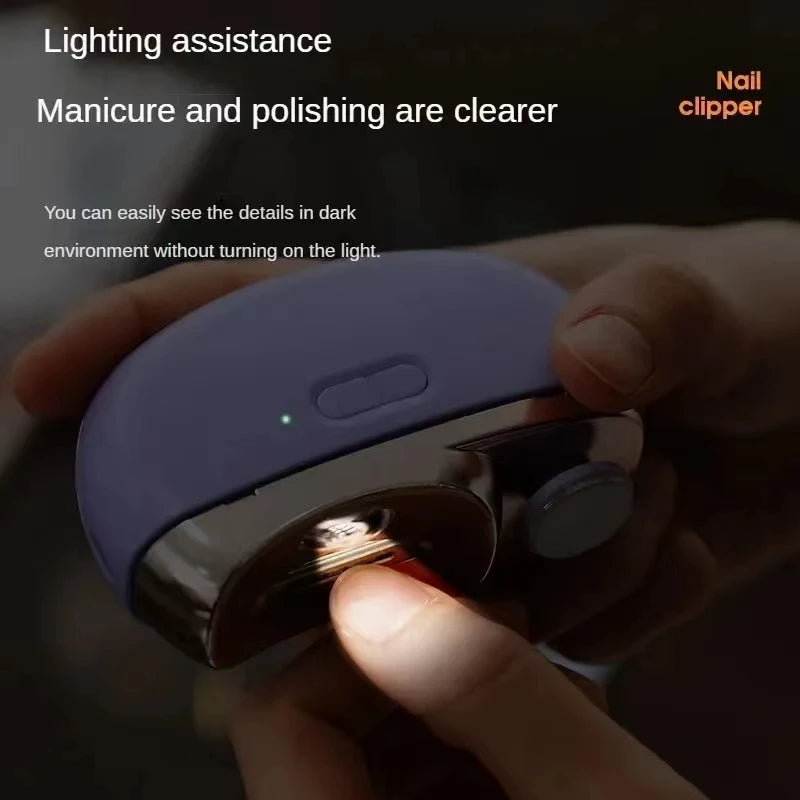 Electric Nail Clipper Grinding and Polishing 2 in 1 Multifunctional Portable Automatic Nail Grinder Electric Manicure Tool Beauty World Shop