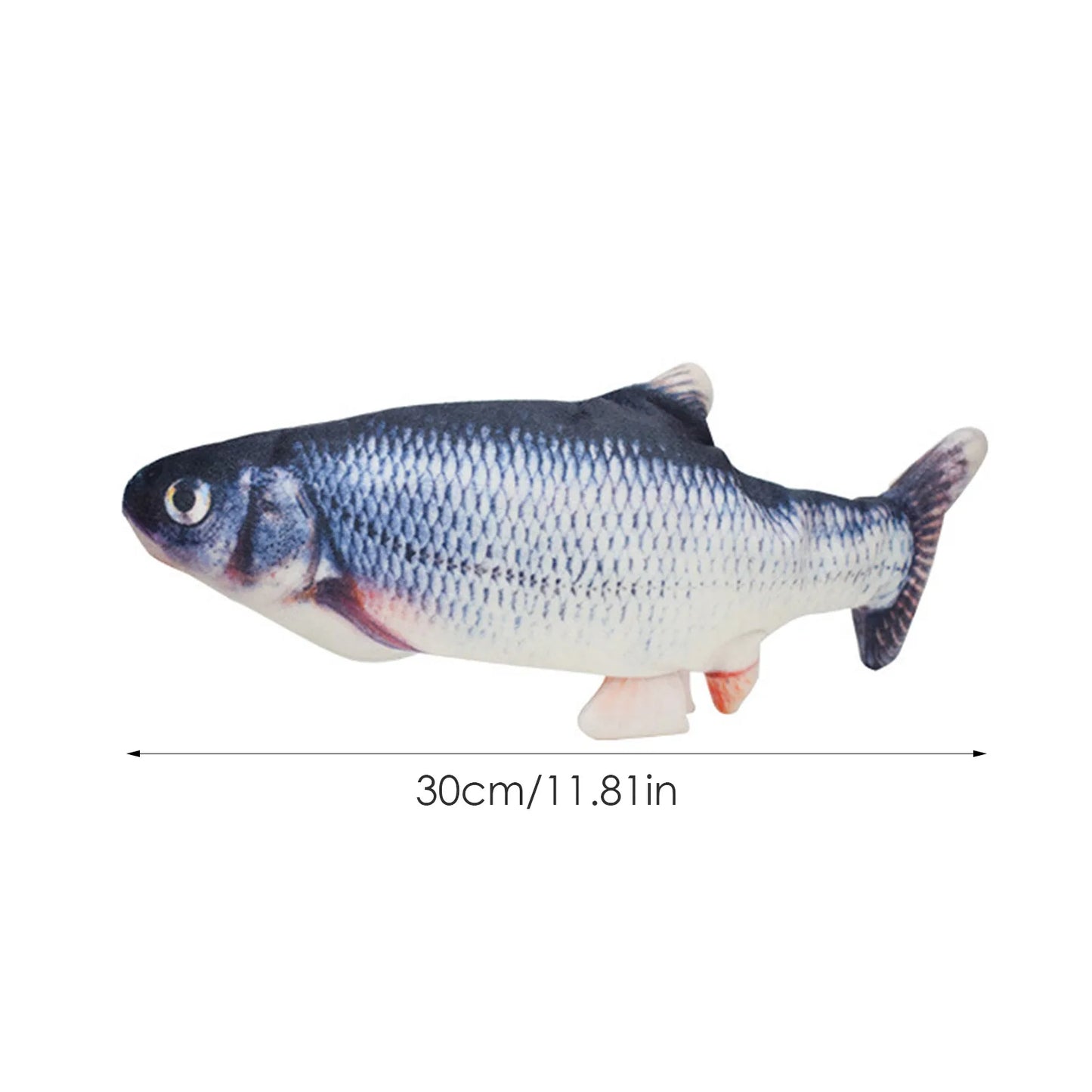 Cat Toys Fish USB Charger Fish Interactive Electric Floppy Fish Cat Toy Realistic Pet Cats Chew Bite Toys Pet Supplies Cats Dog Beauty World Shop