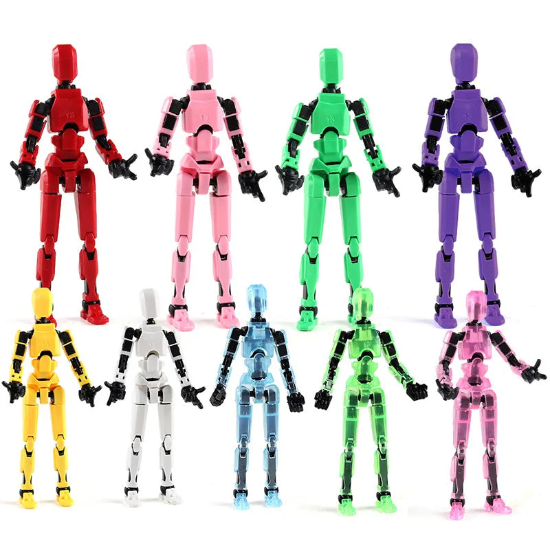 3D Multi-Jointed Movable Shapeshift Robot Joint Dog Creative Printed Mannequin Dummy Action Model Doll Toys for Children's Gifts Beauty World Shop