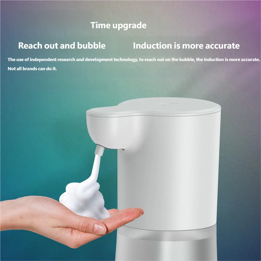 HOMEFISH Smart Sensor Automatic Soap Dispenser 350ml USB Charging Contactless Soap Foam Dispenser Hand Sanitizer Machine Beauty World Shop