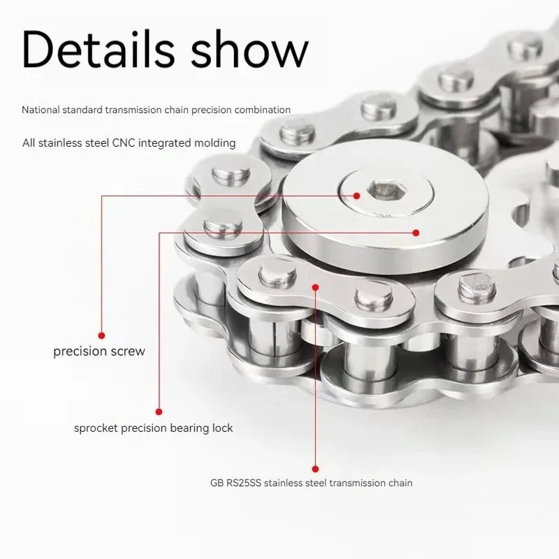 Metal Fidget Spinner Office Desk Toy Stress Relief Gears Hand Spinner for Adults desk decoration home decor Relieve stress relax Beauty World Shop