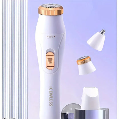 Electric Hair Trimmers for Women Waterproof Razor Painless Private Body Hair Removal Device shaver Bikini Arm Leg Face Shaving Beauty World Shop