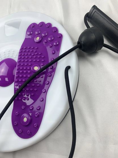 Exercise Waist Twisting Disc Foot Massage Waist Torsion Disc Fitness Equipment Portable Magnetic Tension Waist Twisting Machine Beauty World Shop