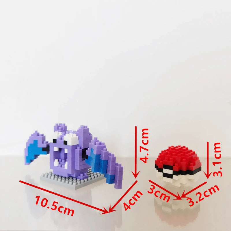 75 Style Building Blocks Assembly Anime Picachu Charizard Doll Blastoise Bulbasaur Gengar Bricks Figures Toy for Kid Gift Beauty World Shop